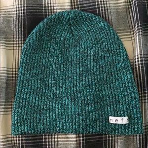 Neff beanie teal